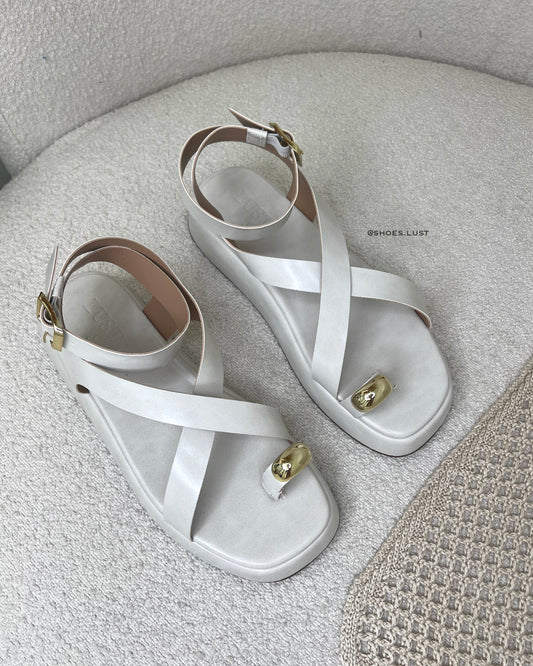 Flatform Lust Shoes Poliana Off White – 104986