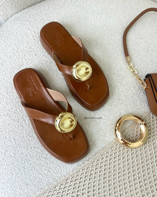 Flatform Lust Shoes Vivi Marrom – 104988