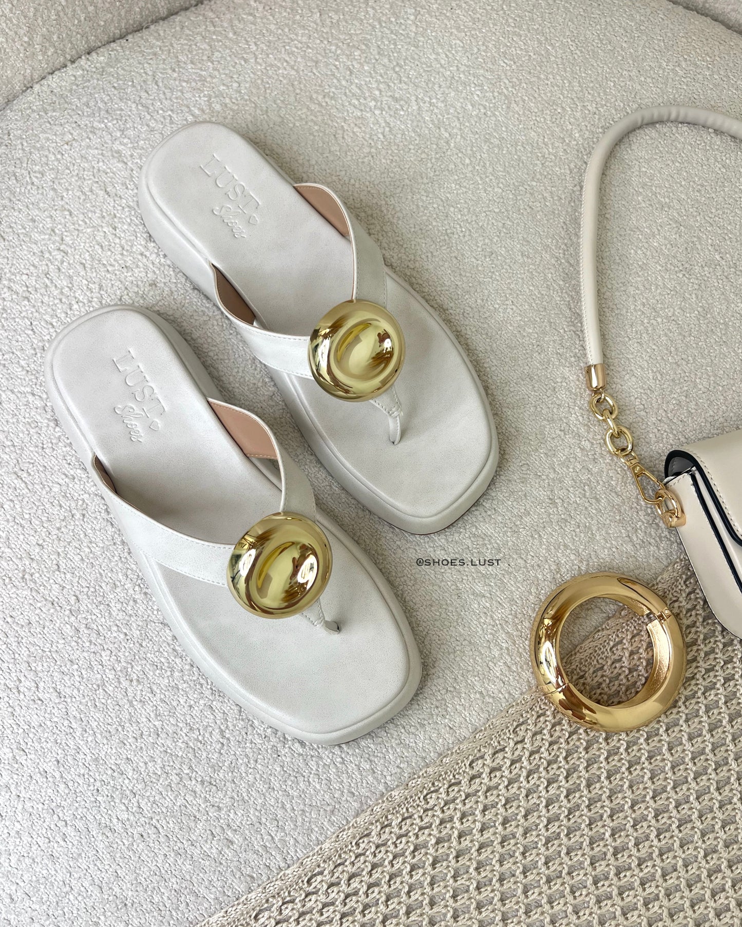 Flatform Lust Shoes Vivi Off White – 104987