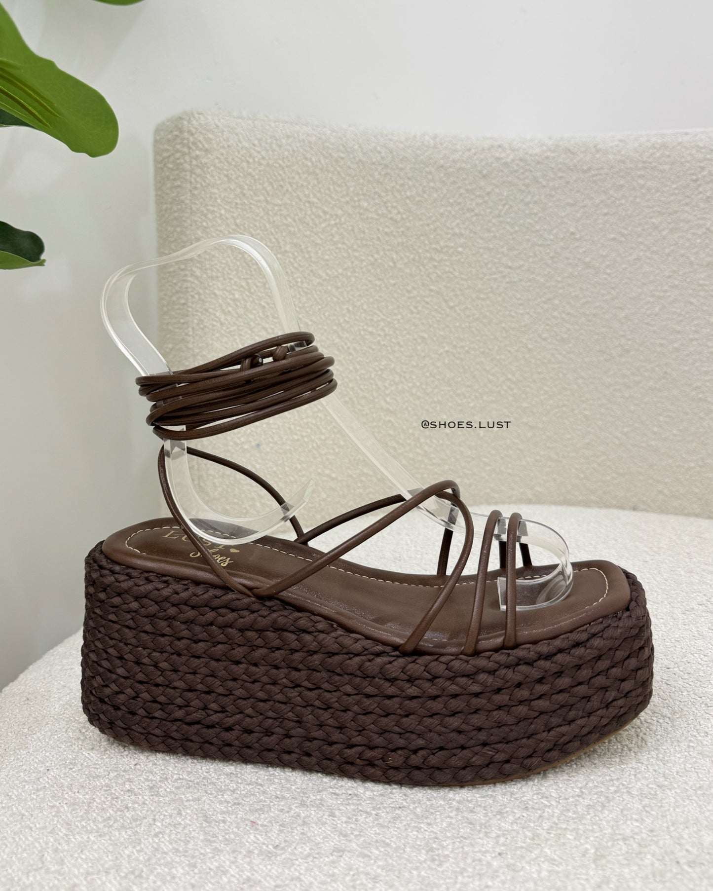 Plataforma Lust Shoes Amélia Marrom Café – 105090