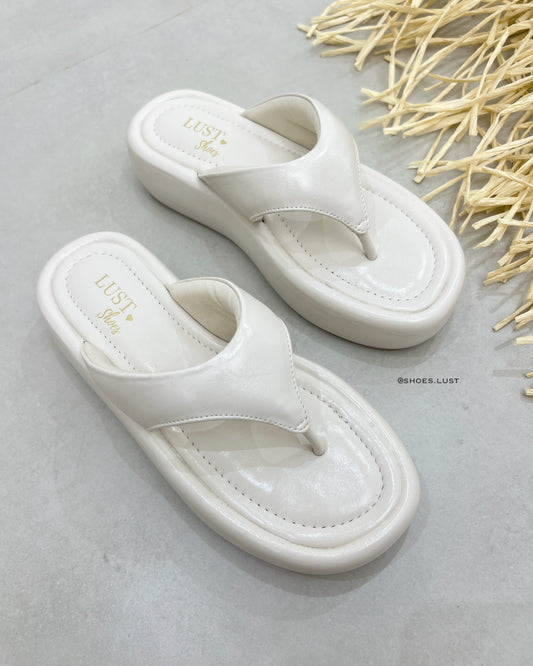 Flatform Lust Shoes Amanda Off White – 104993