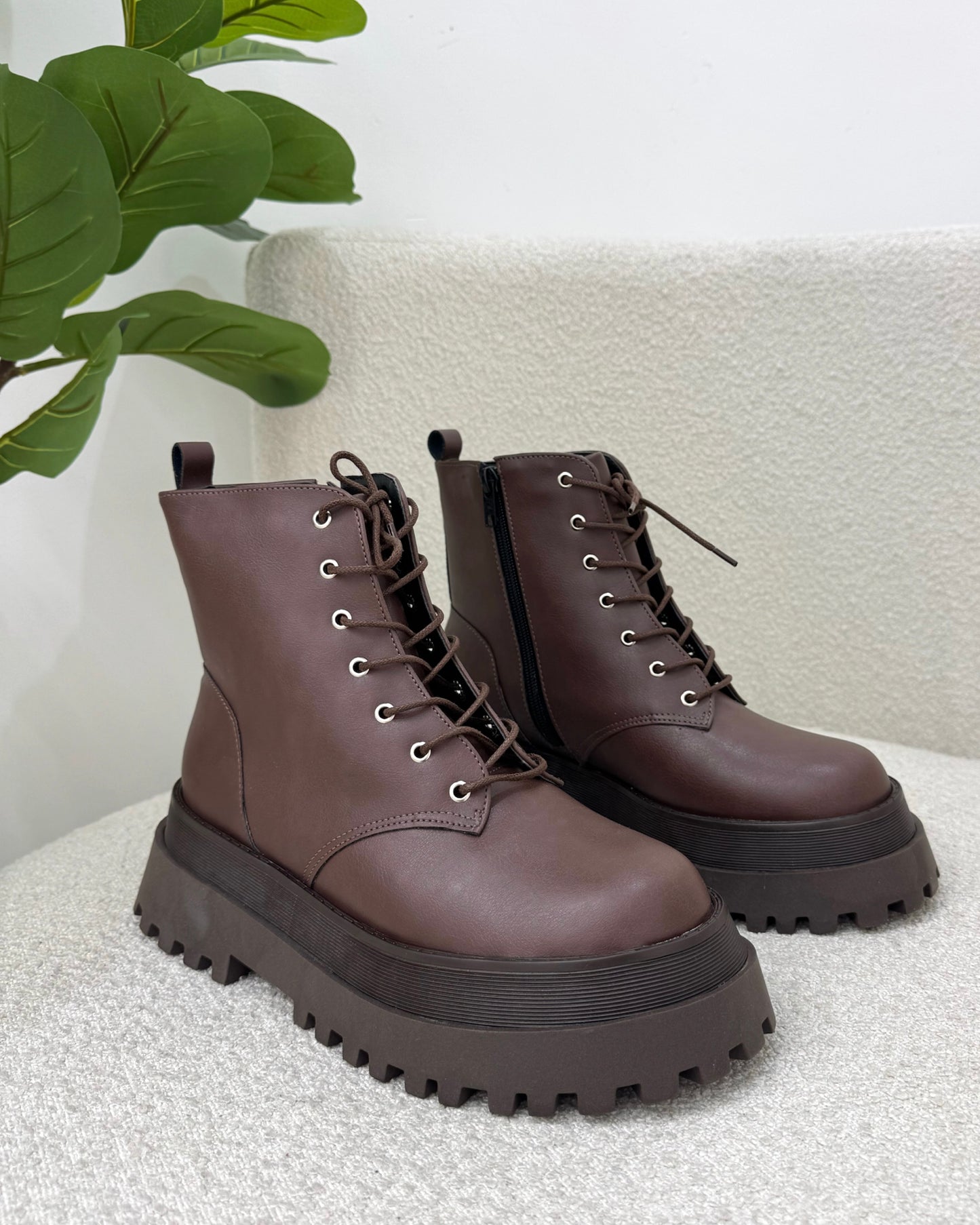 Coturno Lust Shoes Berlim Marrom – 129224