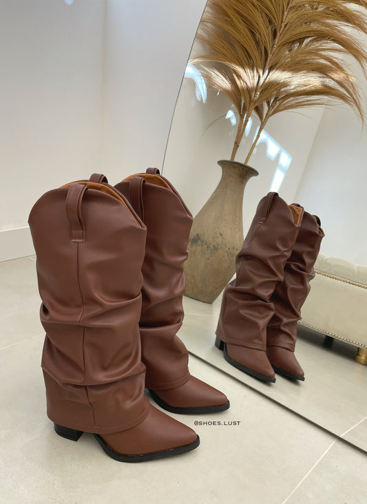 Western Boot Lust Shoes Alba Marrom – 91035