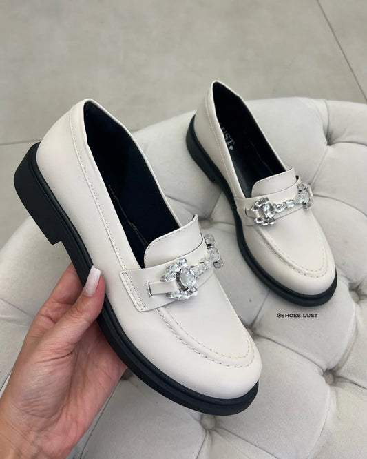 Mocassim Lust Shoes Catarina White – 385664453