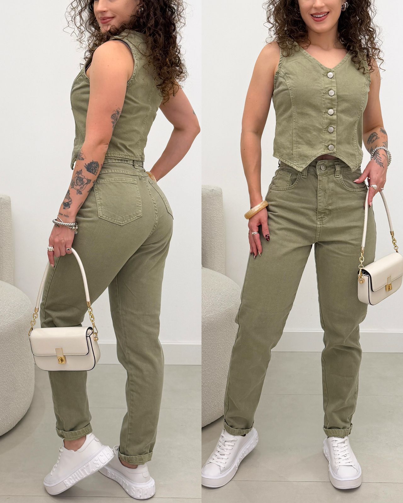 Calça Jeans Nexo Vilma Verde 126738