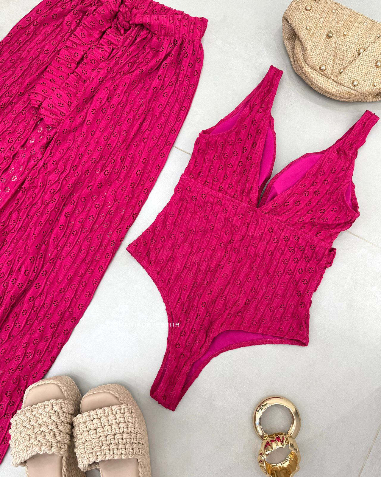 Maiô e Saida Sara Pink 124018