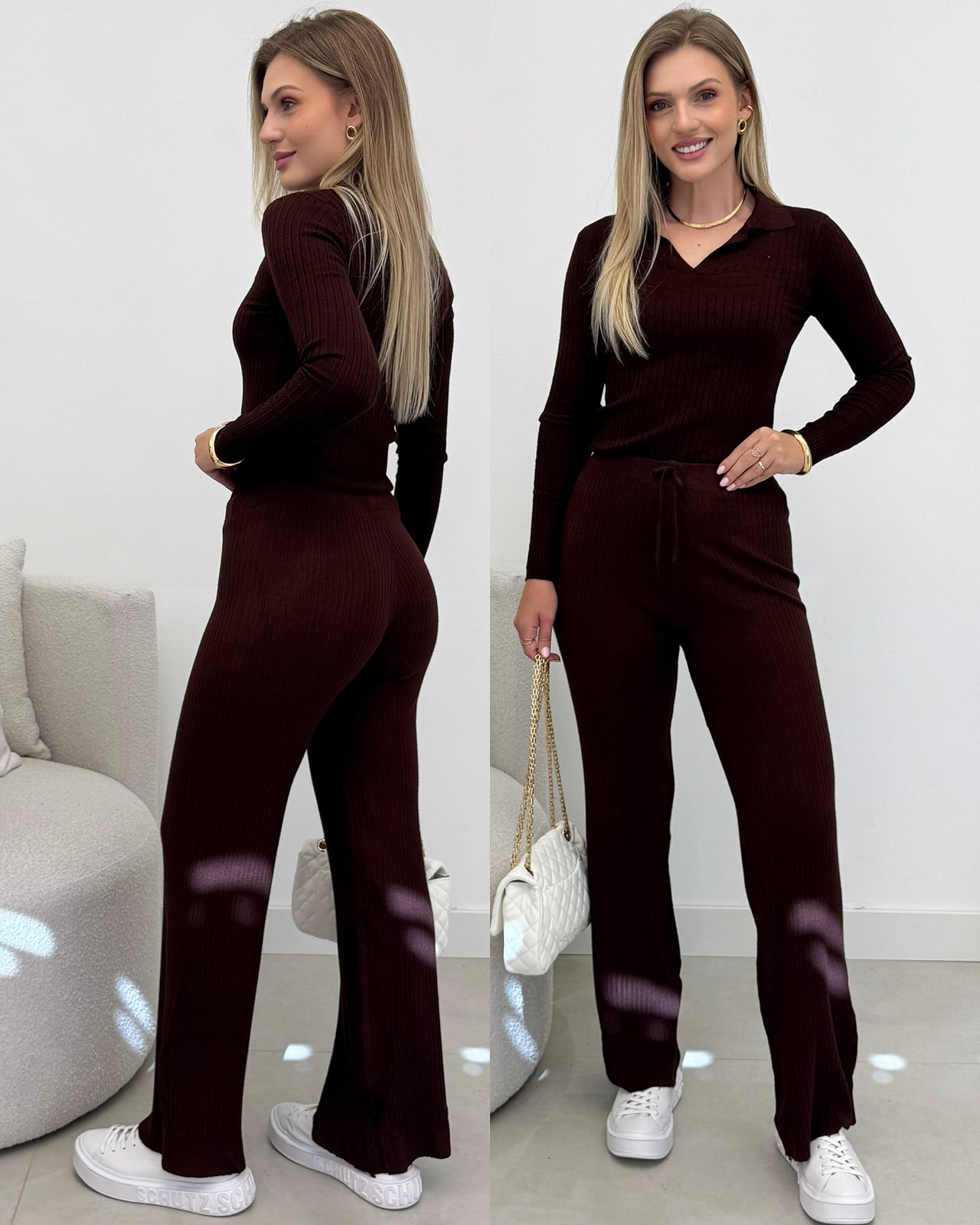 Conjunto Rebeca Chocolate 133322