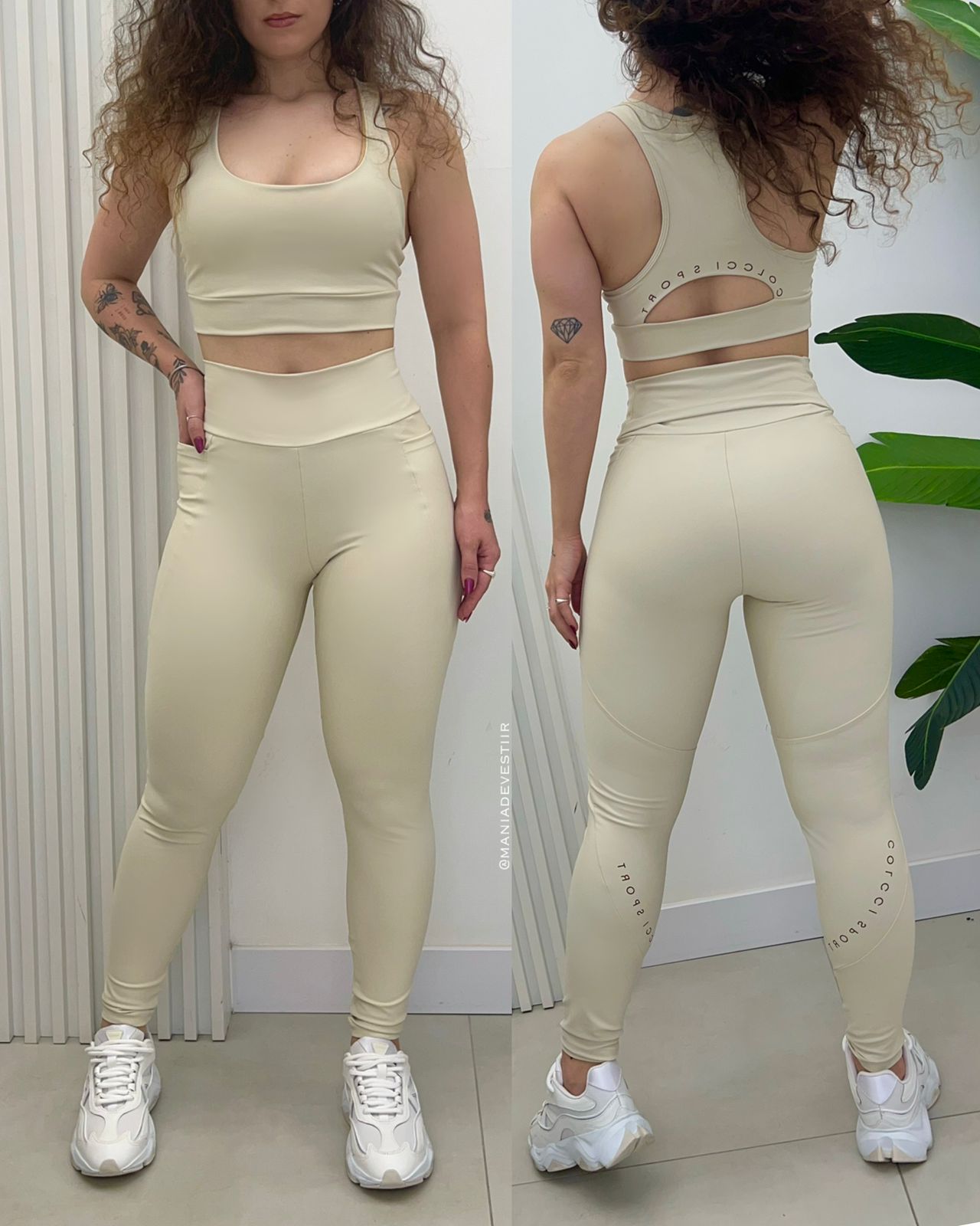 Calça Legging Colcci Bege 86145