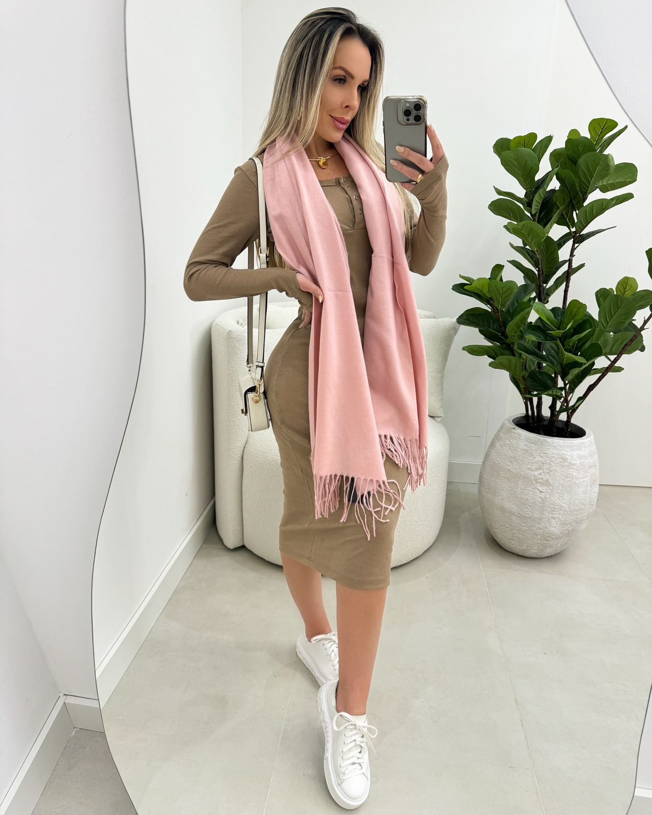 Lenço Zoe Rosa 102813