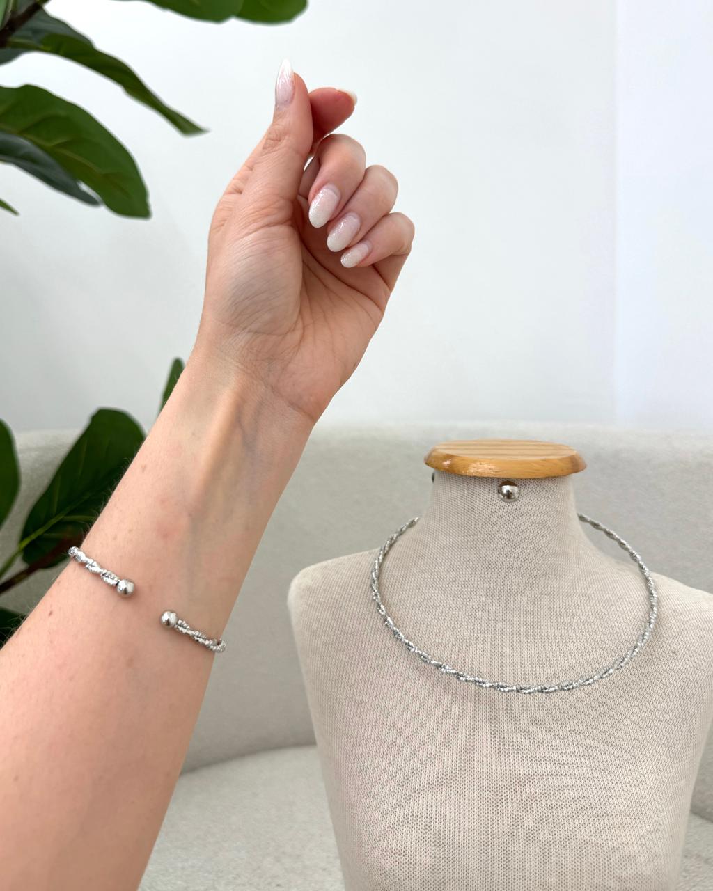 Conjunto Colar e Bracelete Mania Essenza 137224