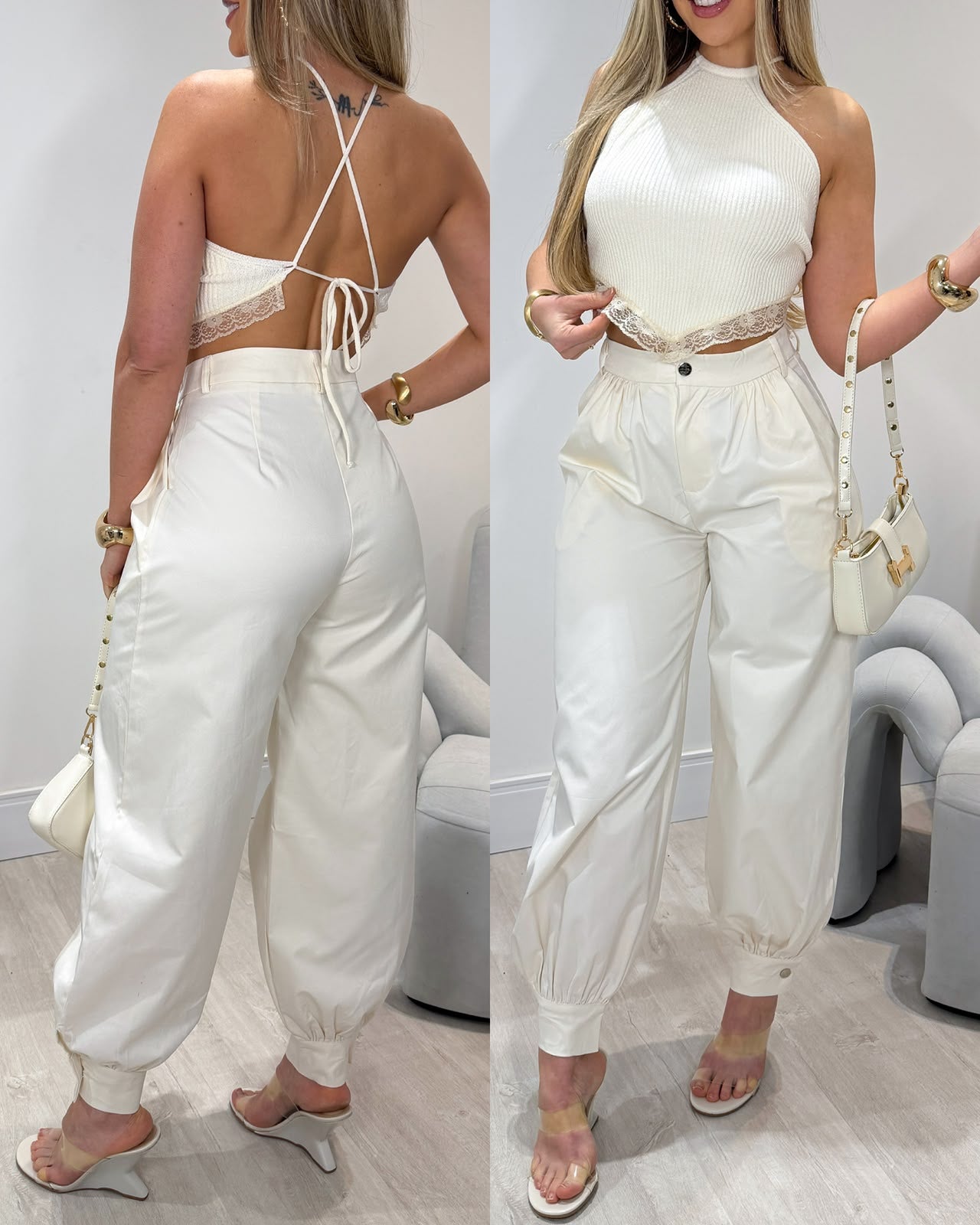 Calça Núbia Creme 135879