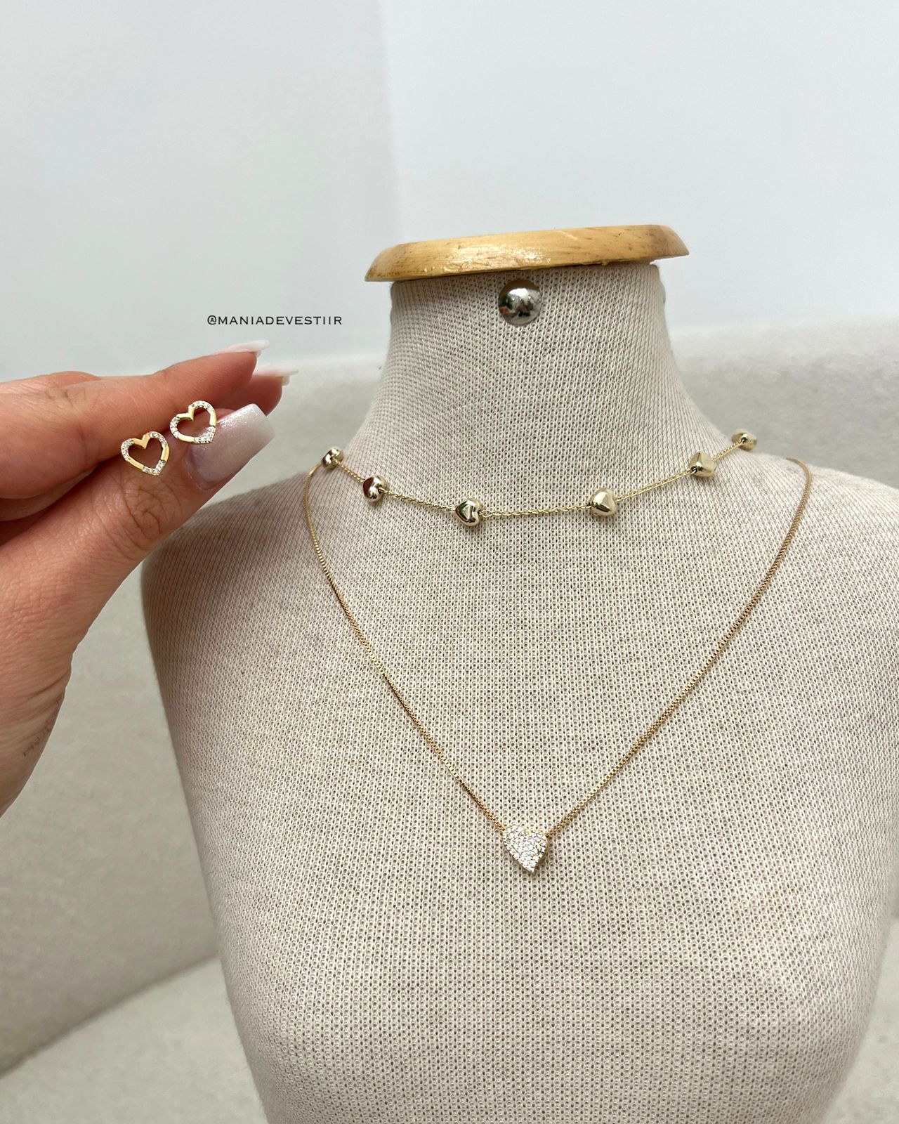 Conjunto Colar e Brinco Karli Dorado 104890