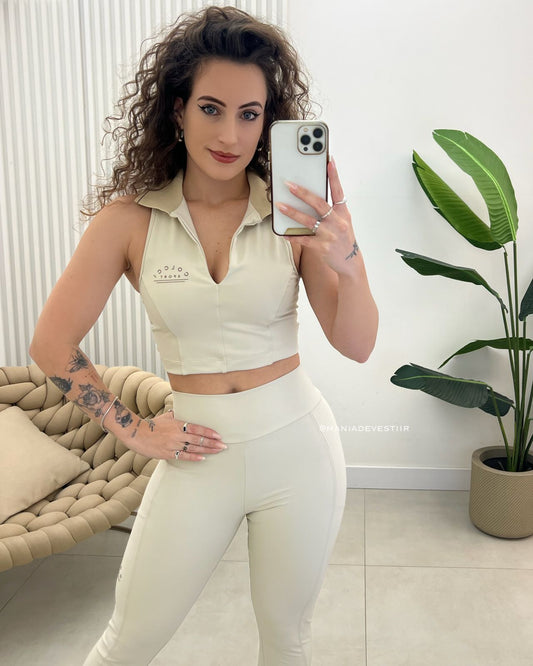 Cropped Colcci Bege 93774