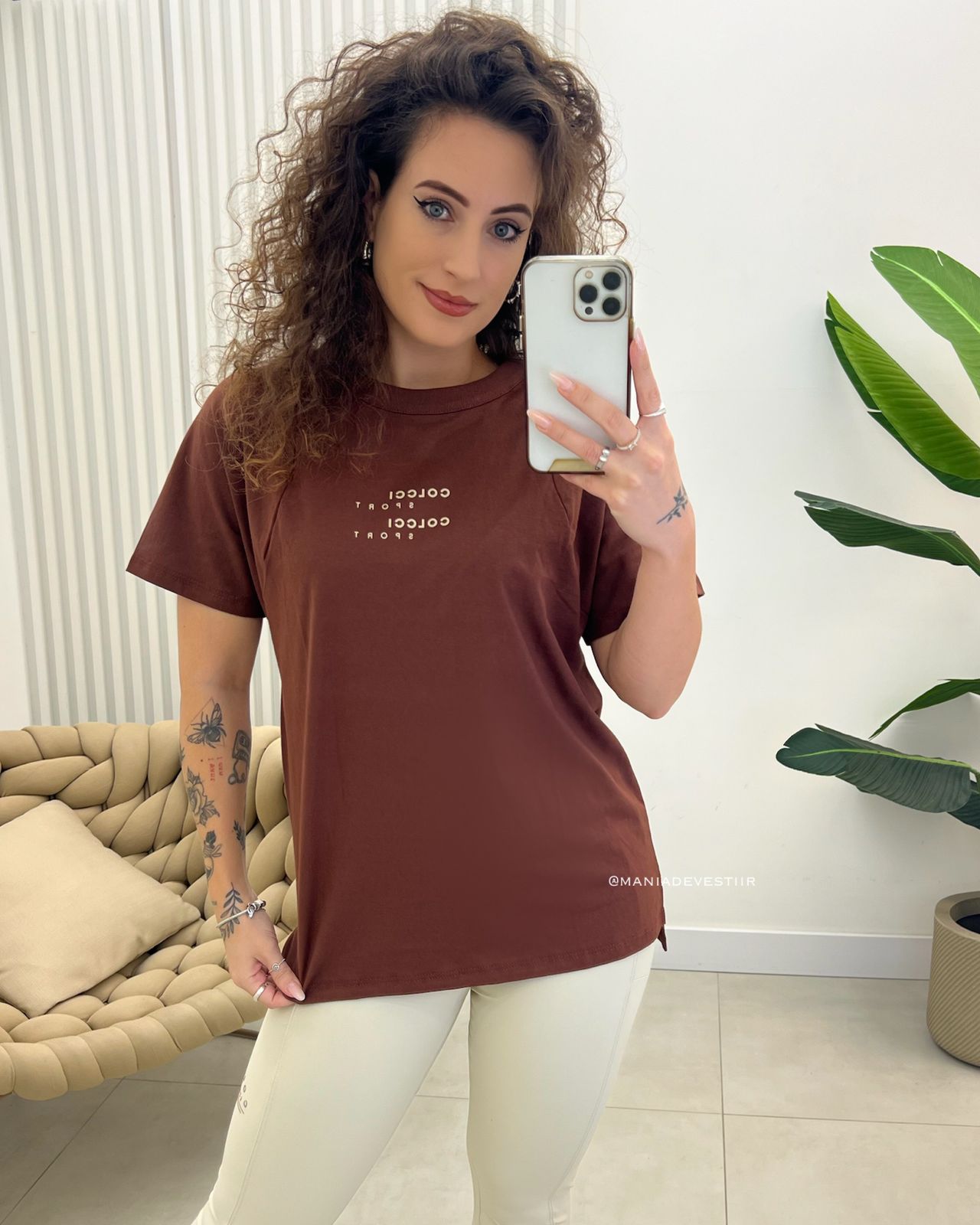 Camiseta Colcci Marrom 93233