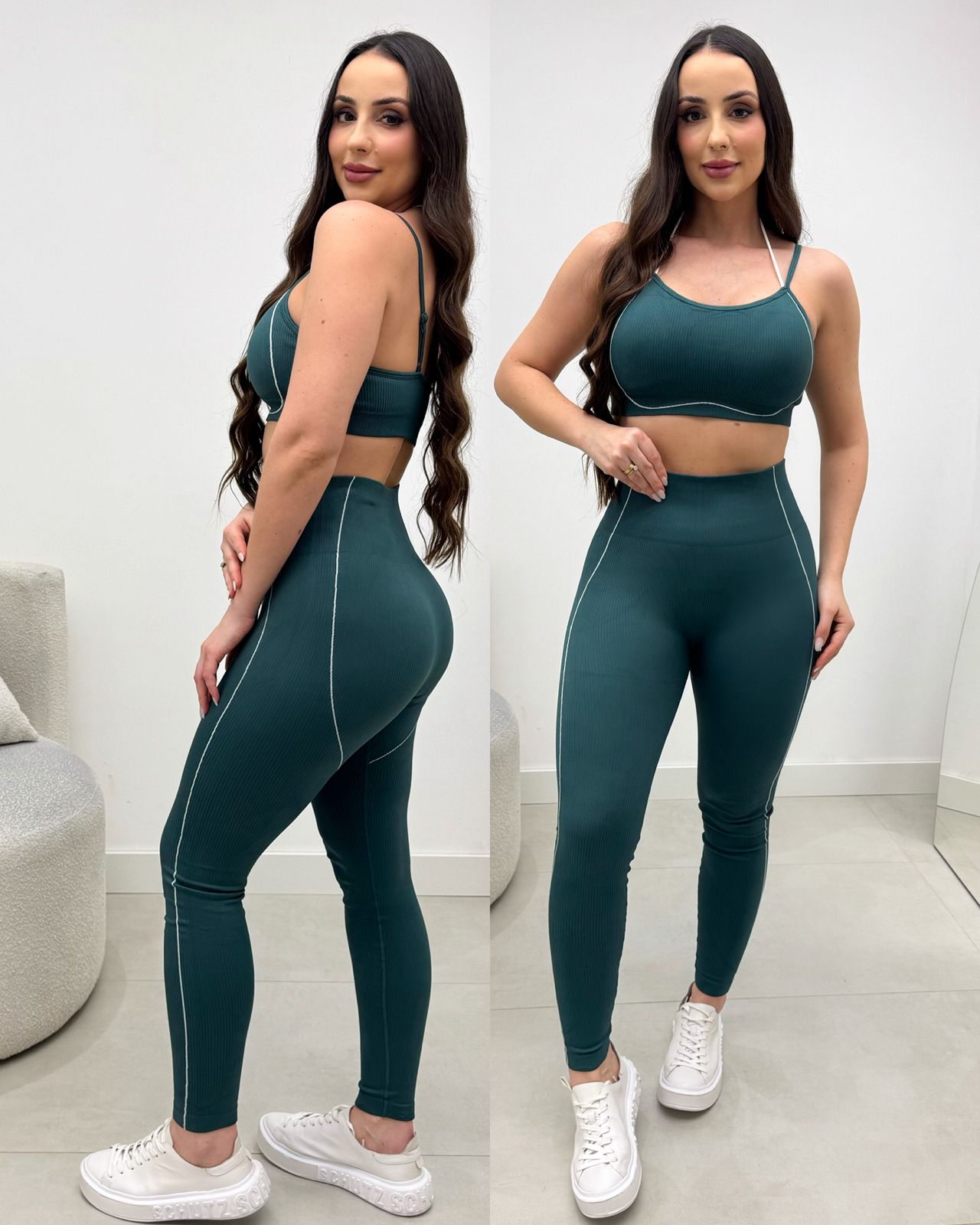 Conjunto Fitness Tamara Verde Escuro 136268