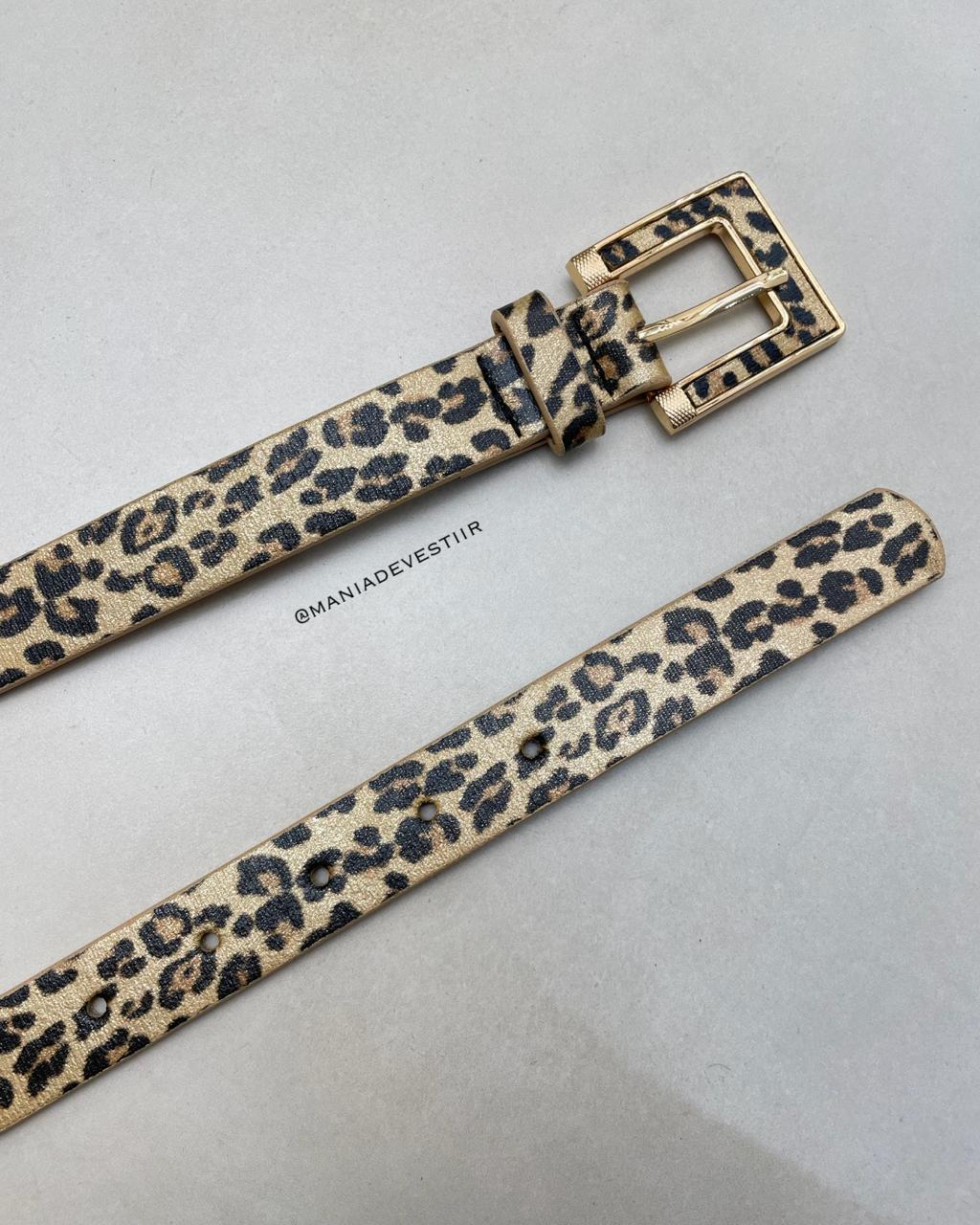 Cinto Silvia Onça Bege 99473