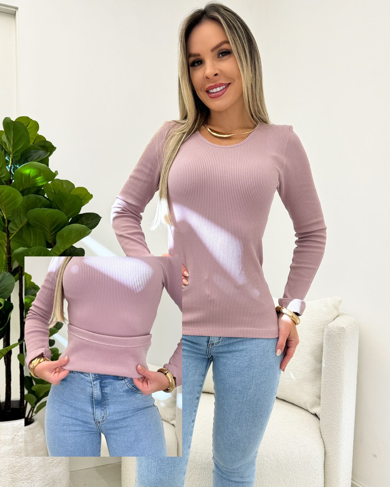 Blusa Karem Lilás 102357