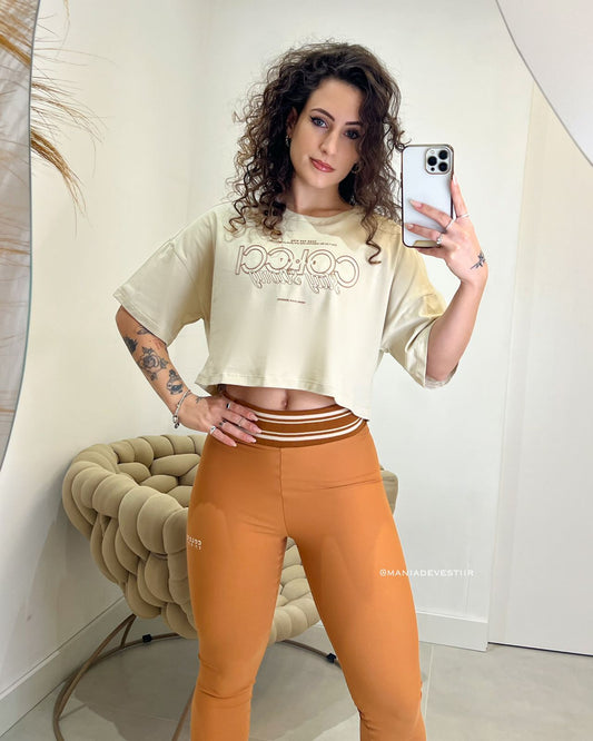 Cropped Colcci Bege 99601