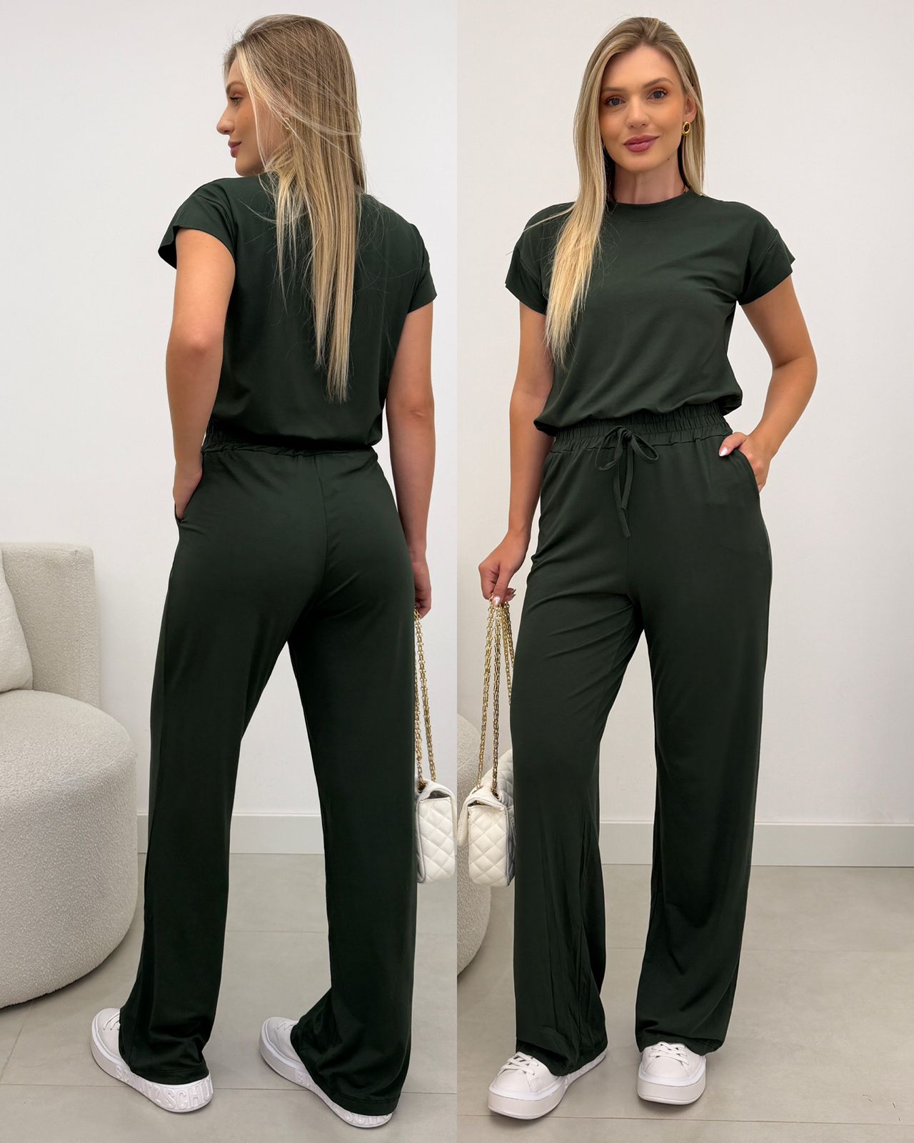 Conjunto Aline Verde 124239