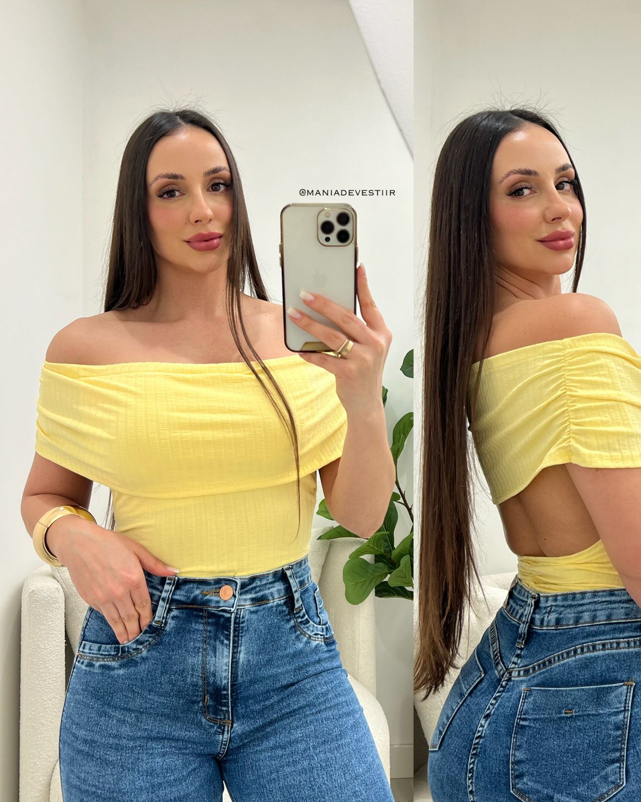 Body Ediane Amarelo 107042