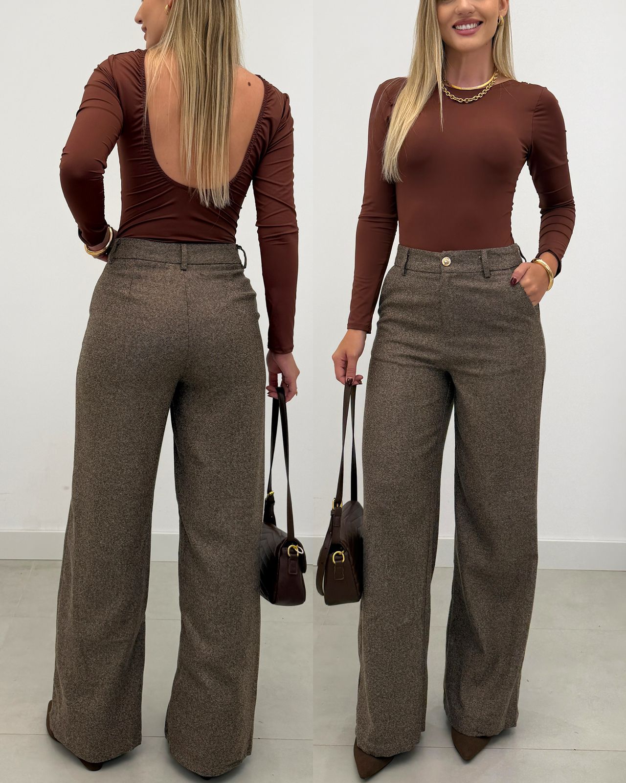 Calça Julieta Marrom 129384