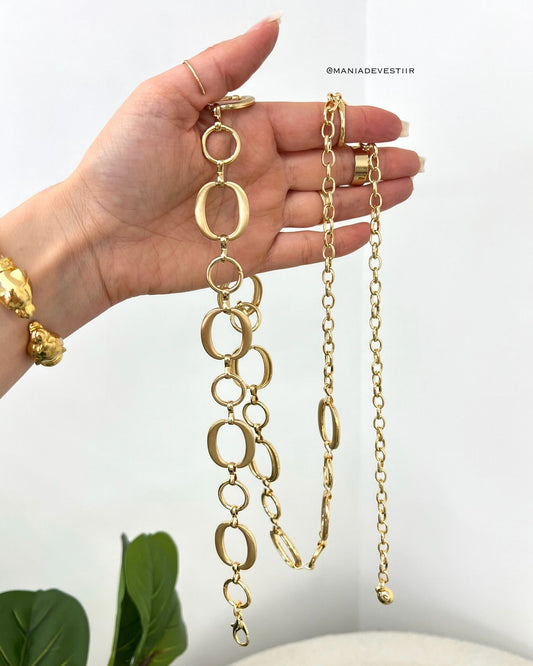 Cinto Corrente Cloe Dourado 113558