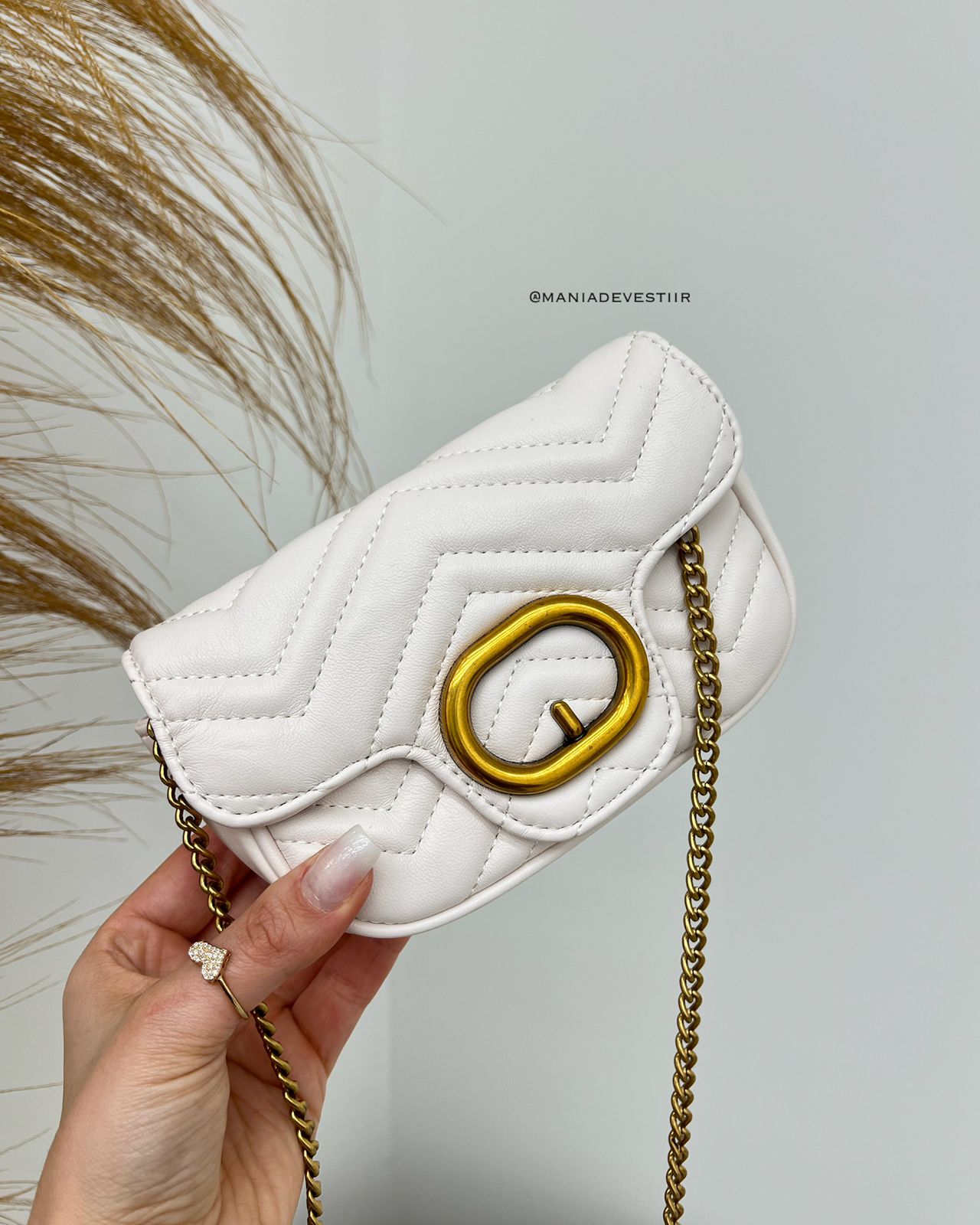 Bolsa Ivone Creme 113509