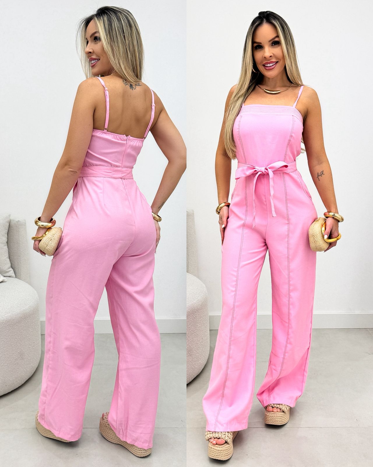 Macacão Luise Rosa 113321