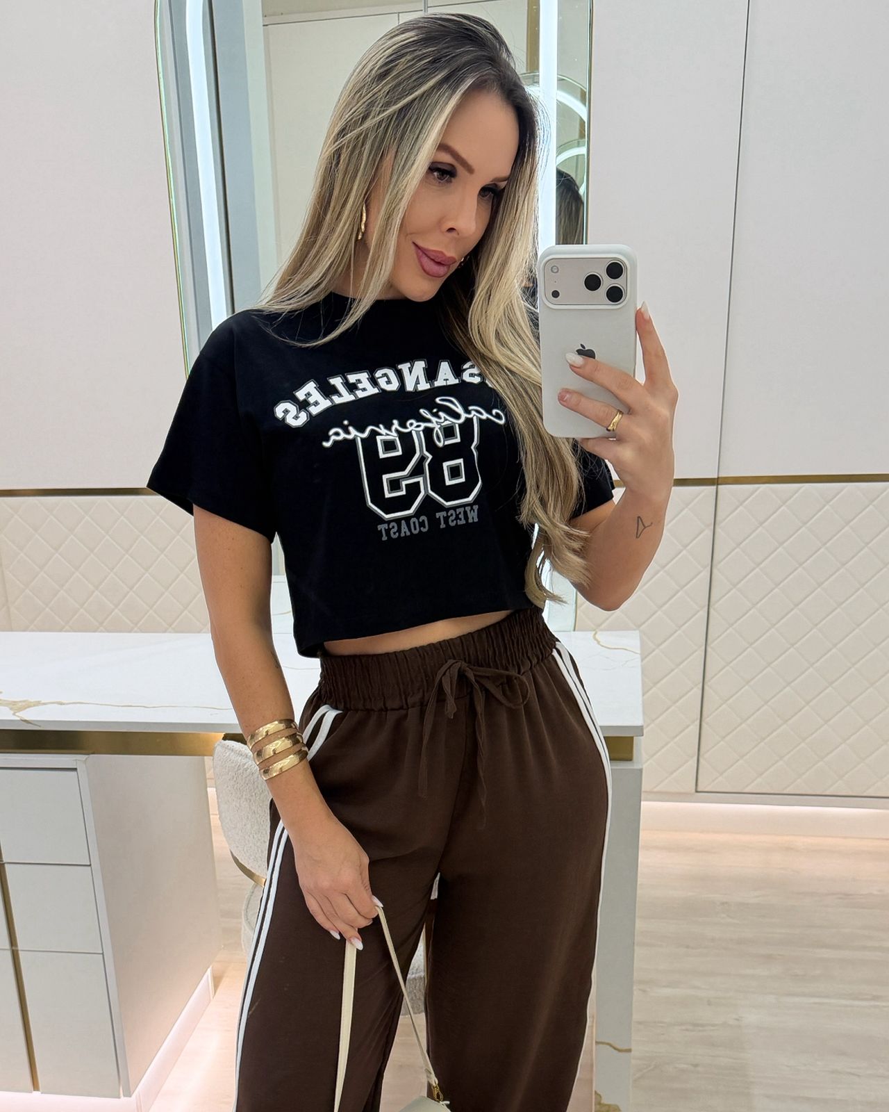 BLACK Cropped Ravena 116499