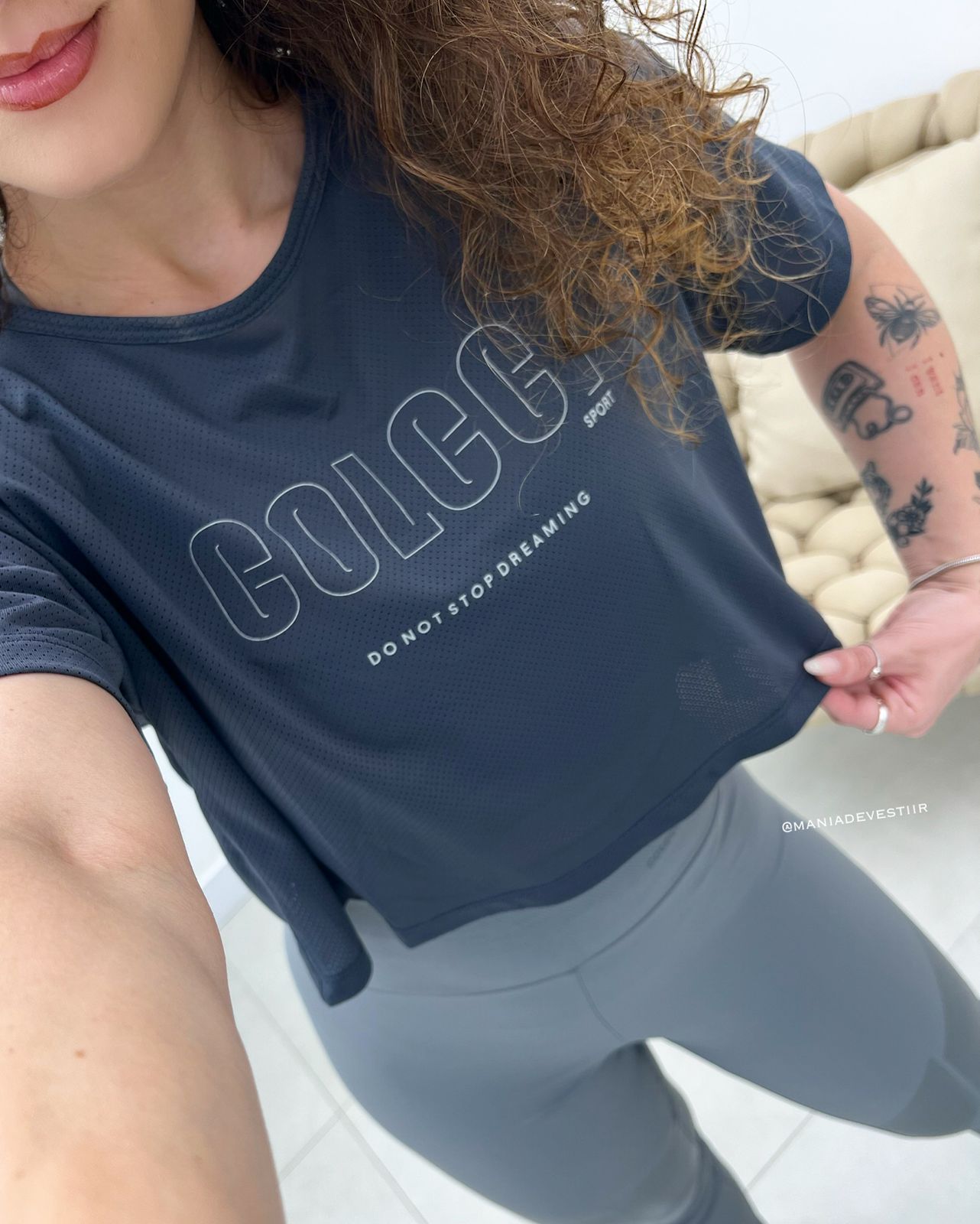 Cropped Colcci Cinza 78414