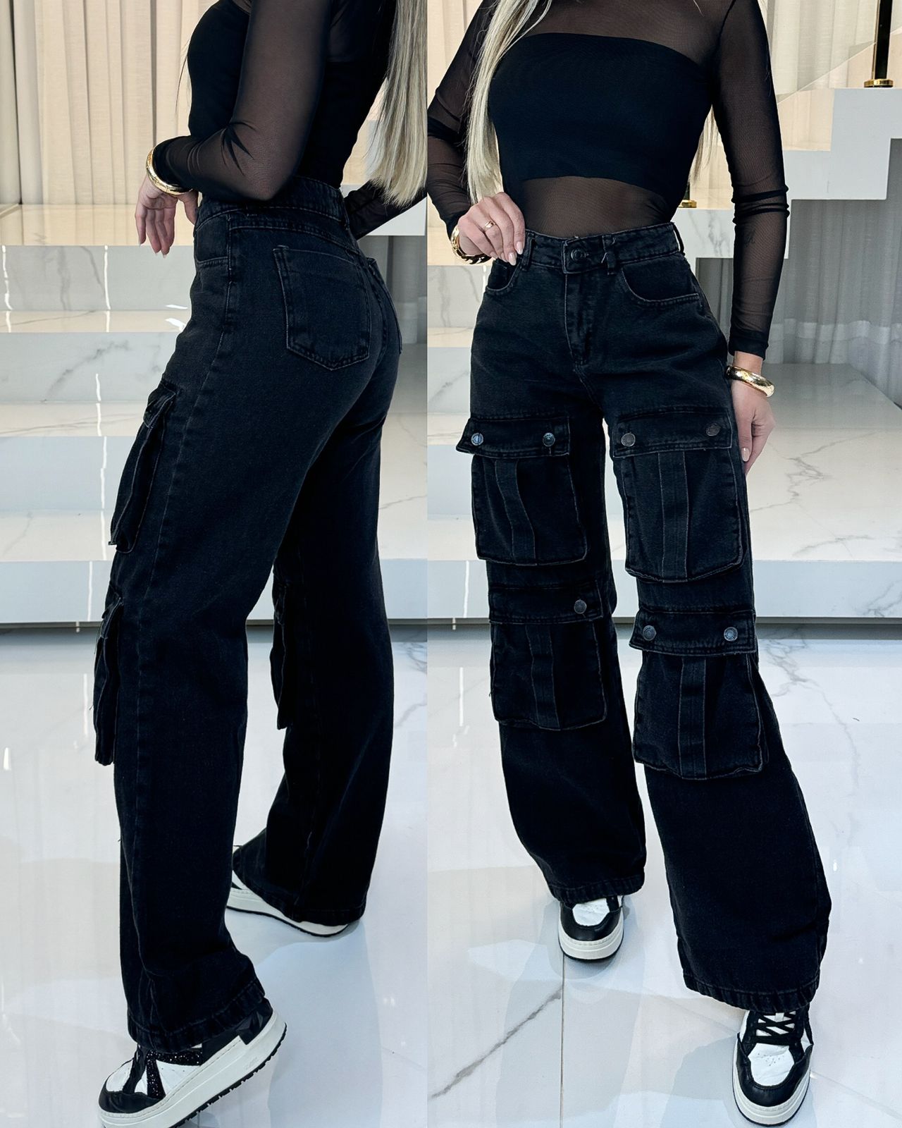 Calça Jeans Delavê Leidiane 101588