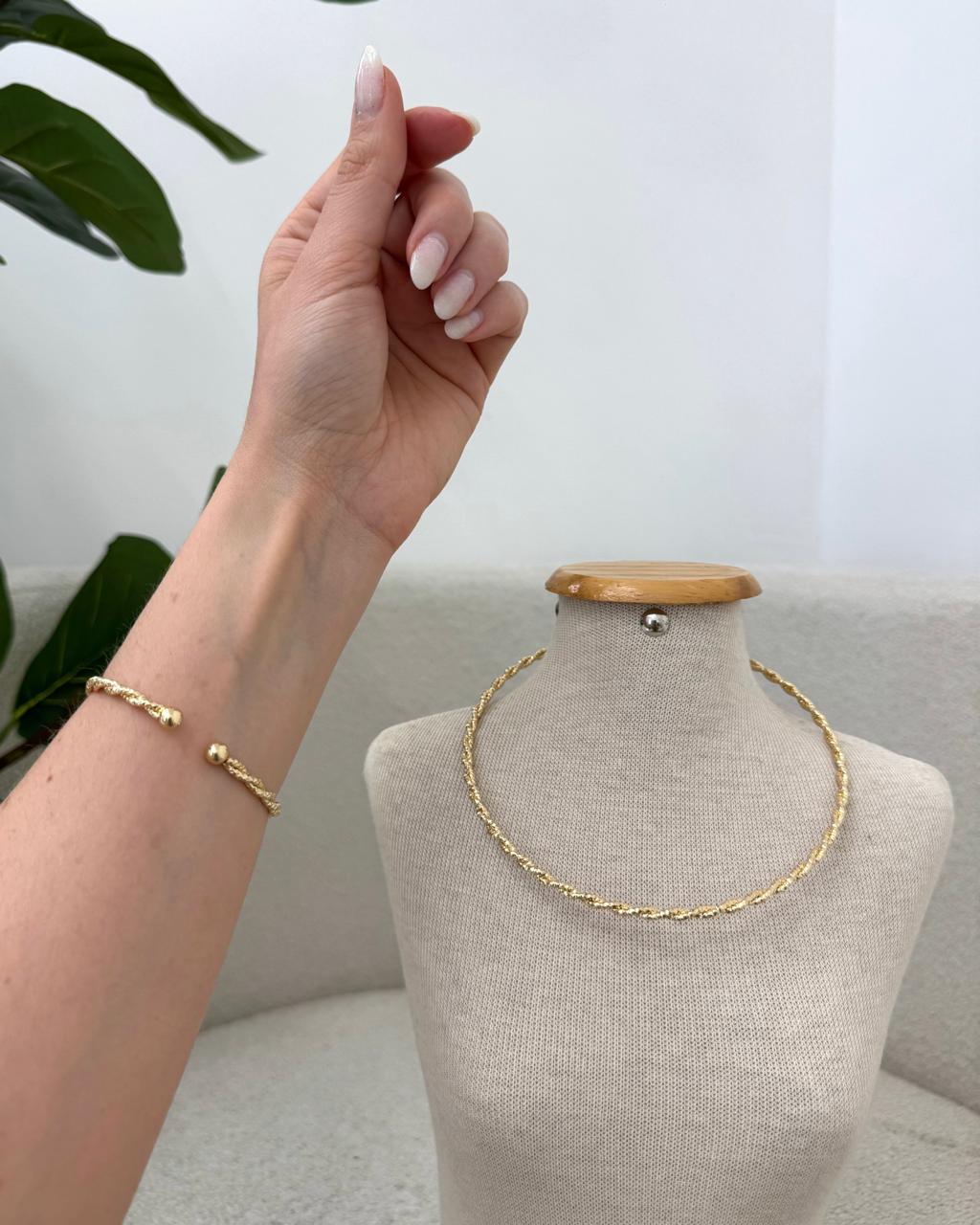 Conjunto Colar e Bracelete Mania Essenza 137223