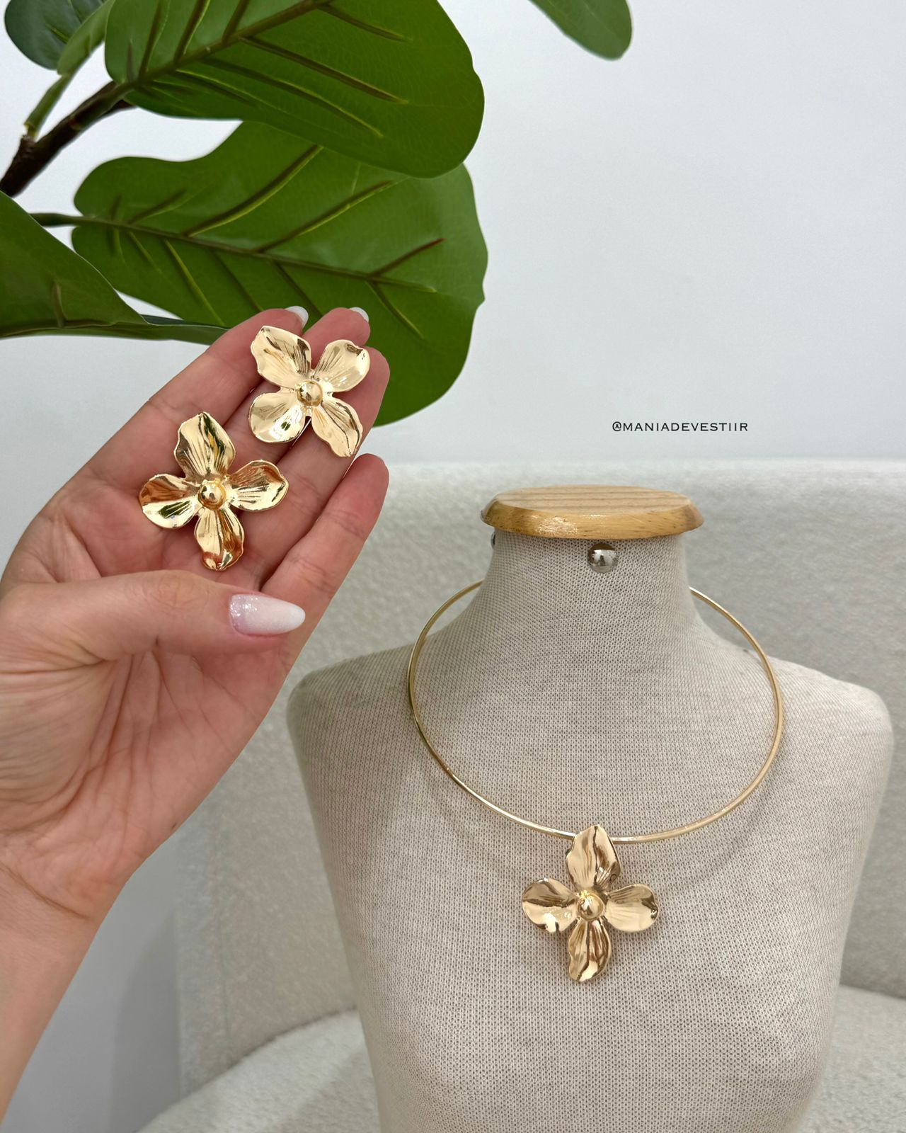 Conjunto Colar e Brinco Mania Essenza 118079