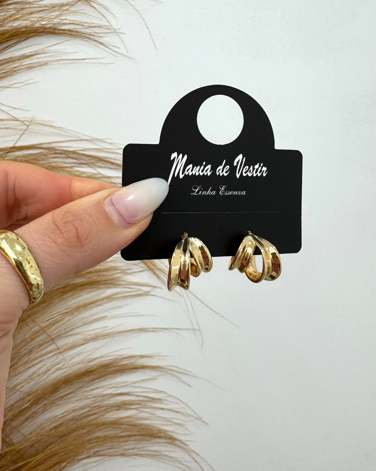 Brinco Mania Essenza Dourado 135324