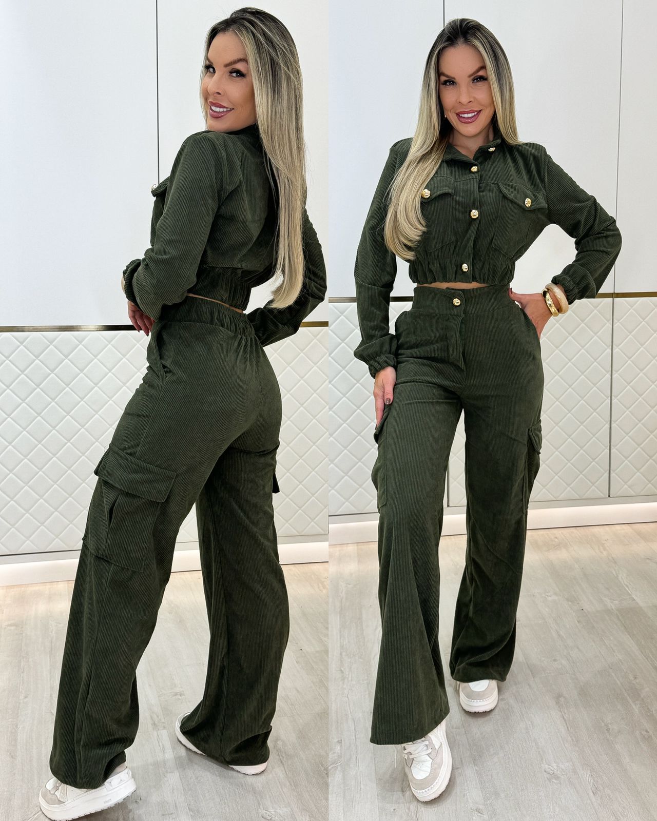 Conjunto Eunice Verde 100179