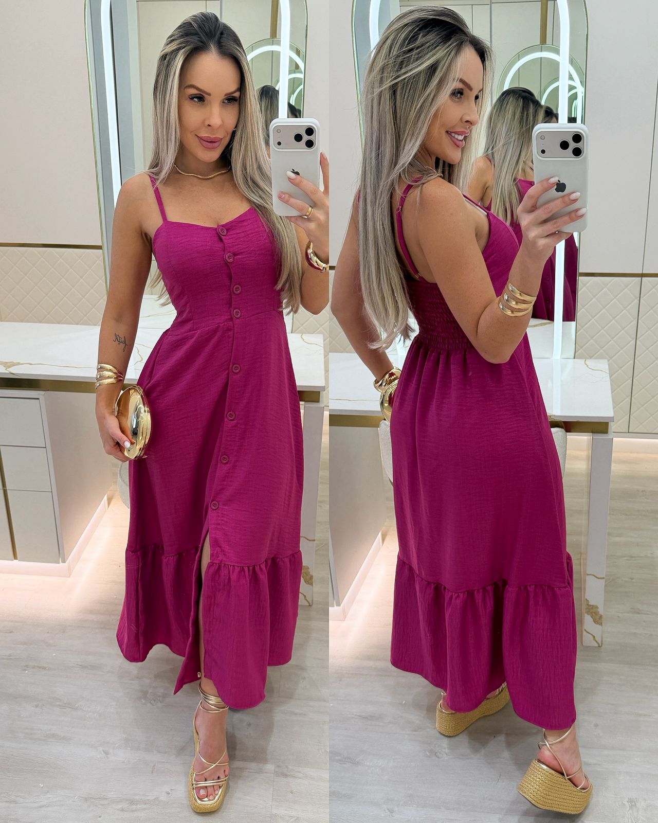 Vestido Berenice Fucsia 116208