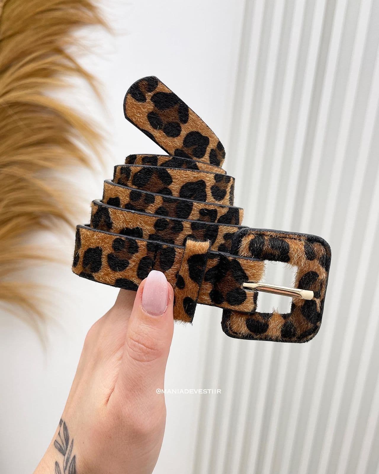 cinto animal print deli 28938