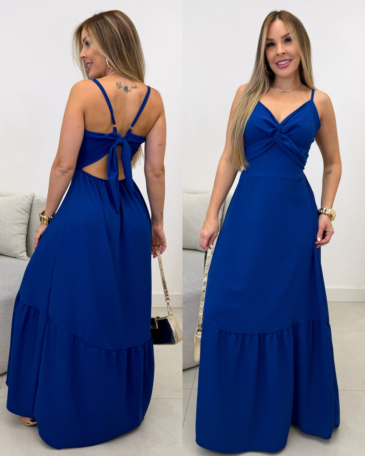 Vestido Larrisa Azul Royal 136775