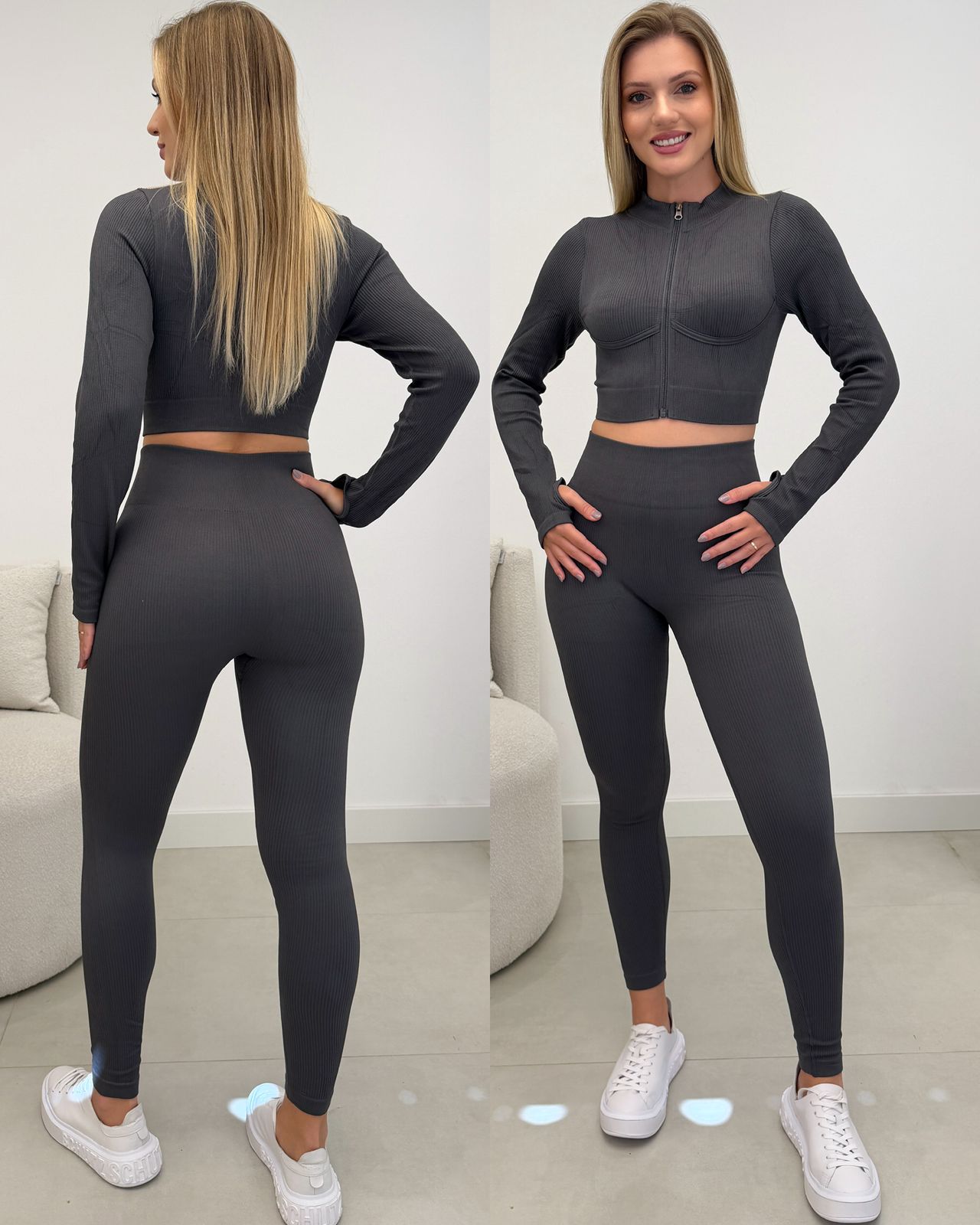 Conjunto Fitness Lorena Cinza 129690