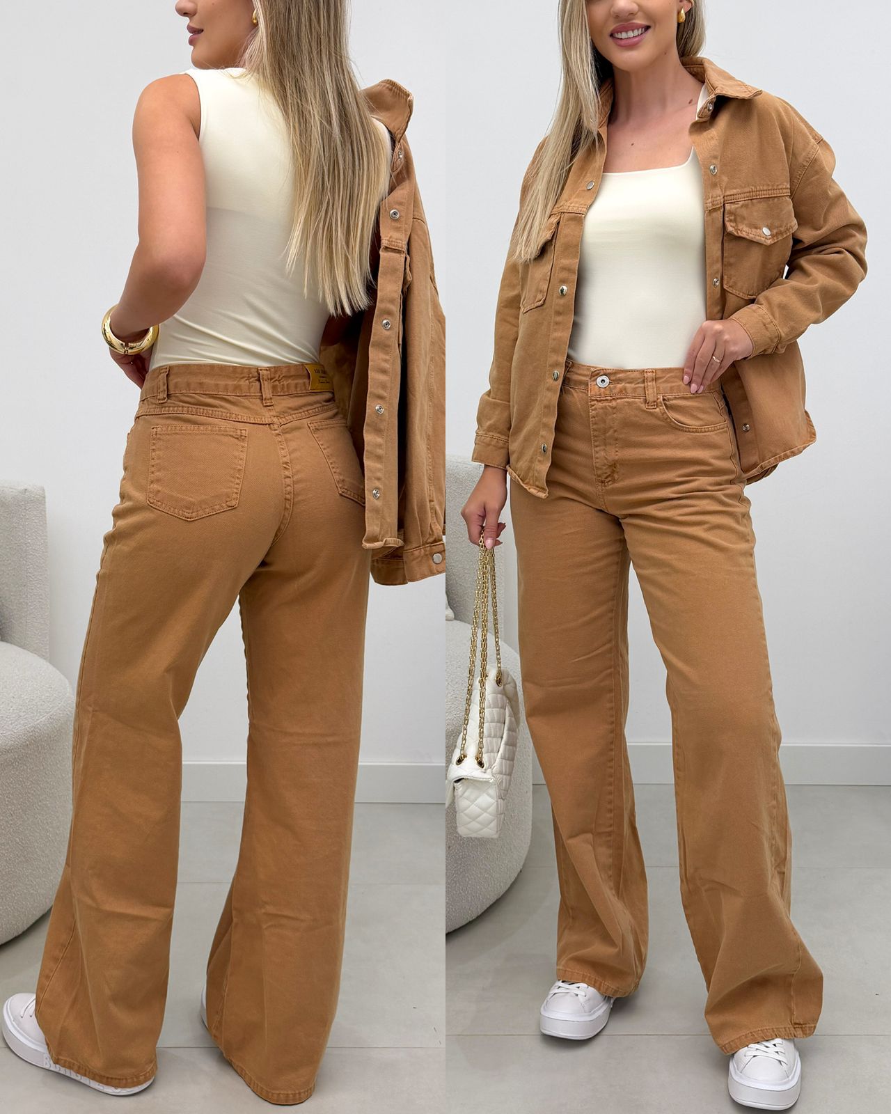 Calça Jeans Nexo Luana Caramelo 127094