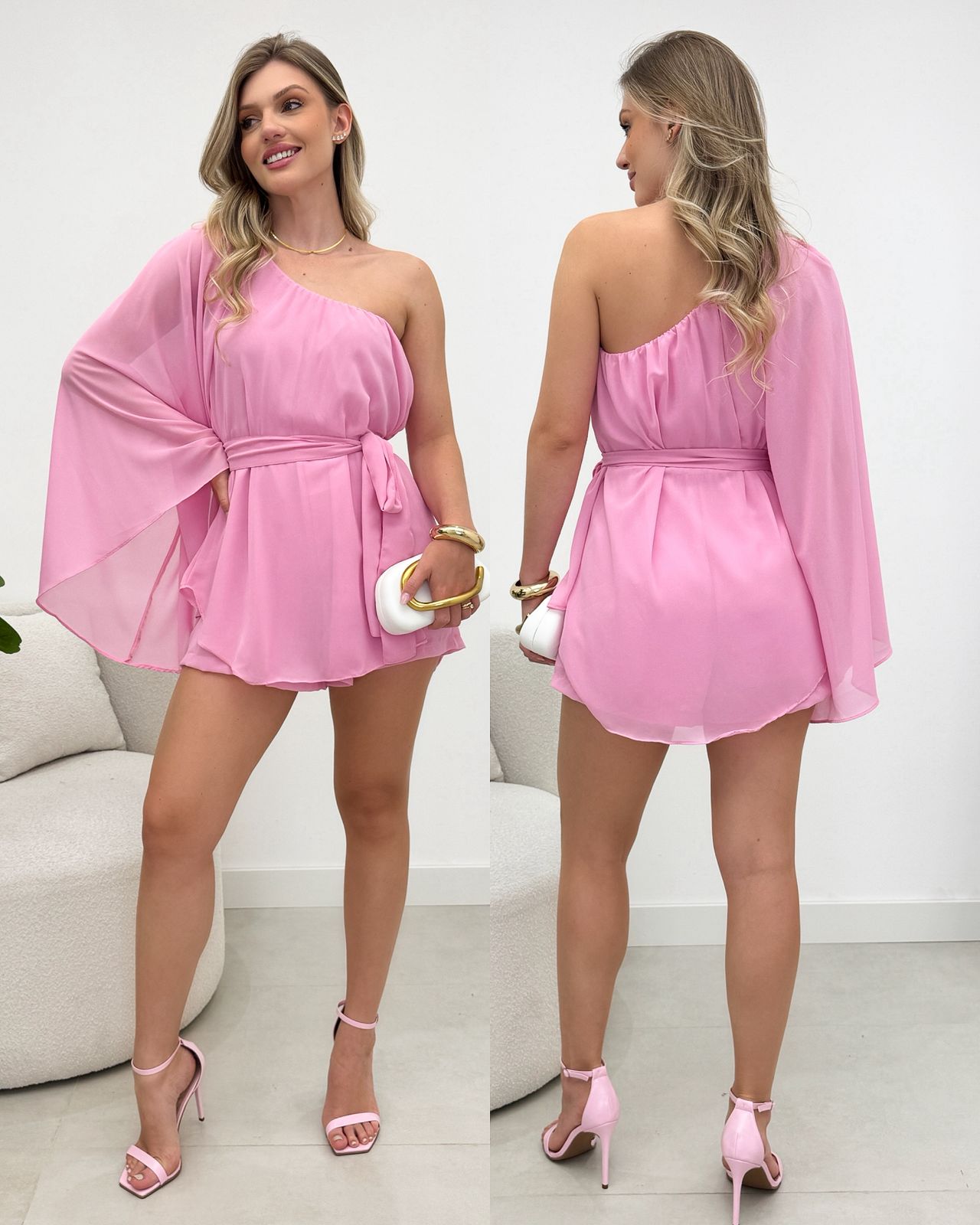 Macaquinho Janete Rosa 113647