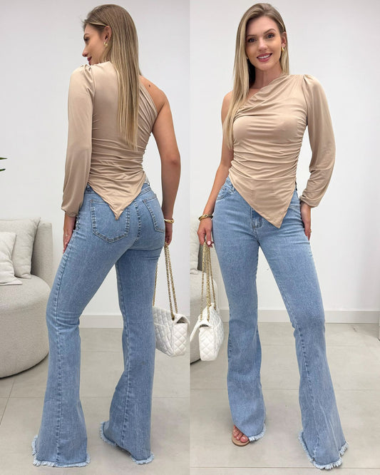 Blusa Emily Bege 133480