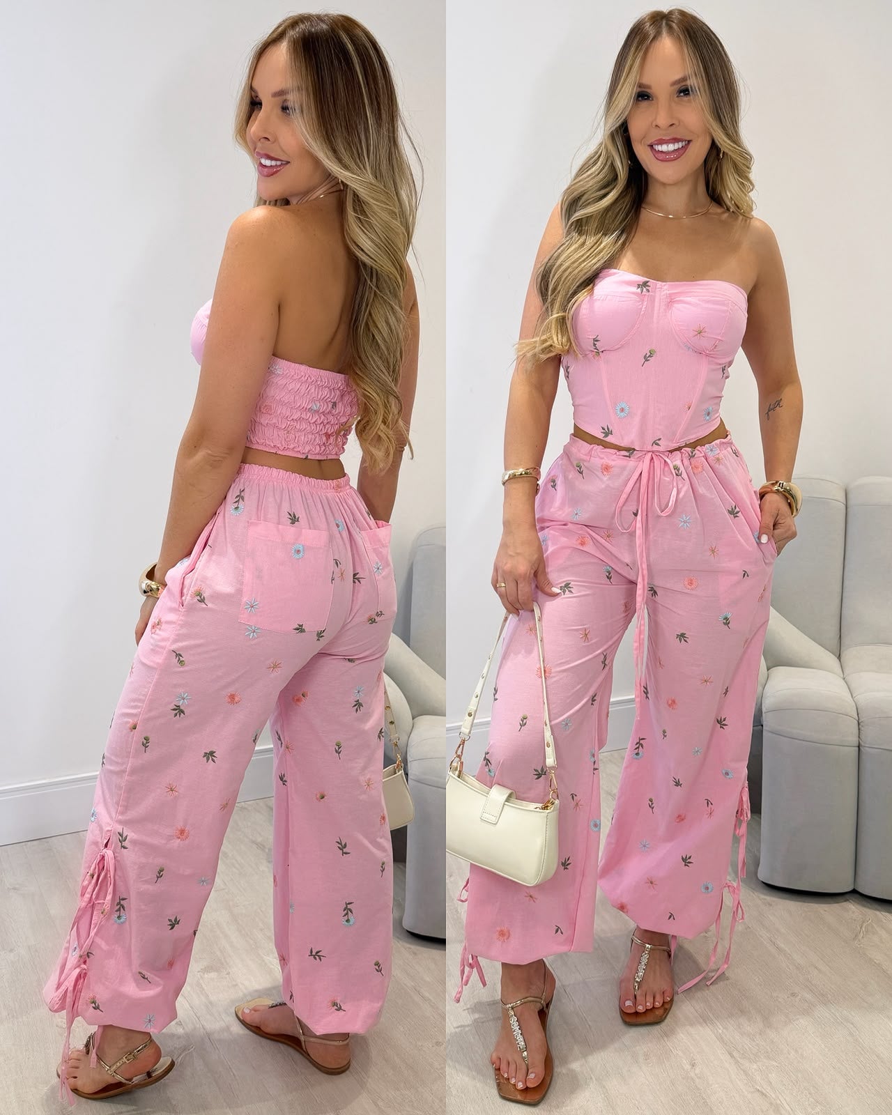 Conjunto Vanderleia Rosa 136158