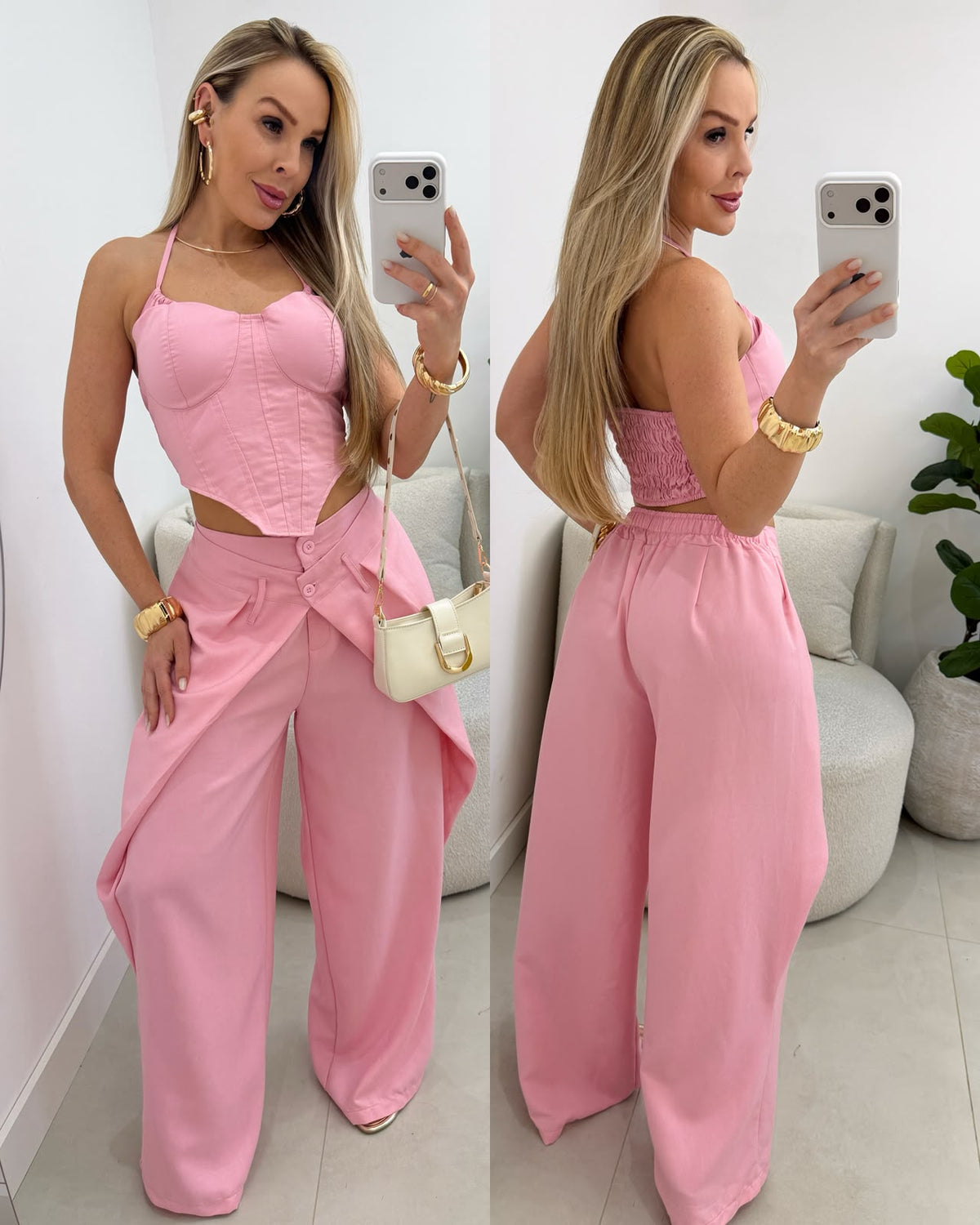 Conjunto Drika Rosa 137428