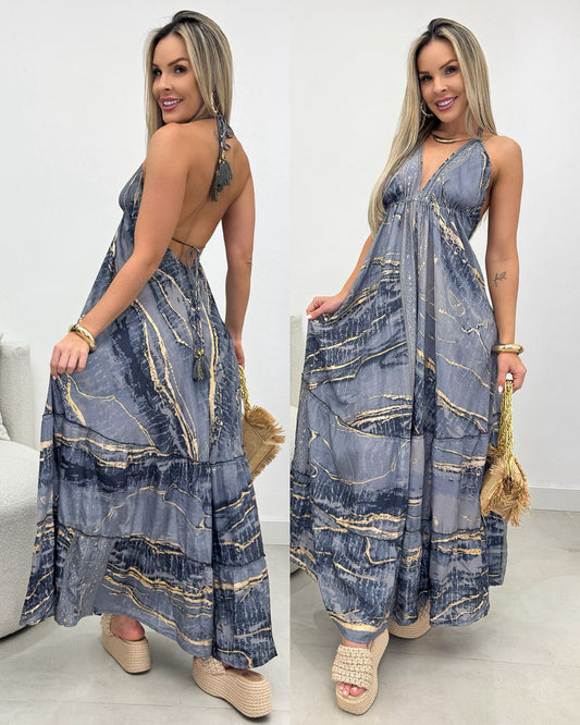 Vestido Romana Azul Claro 106931