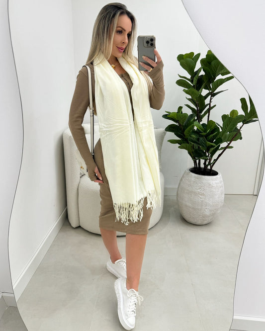 Lenço Zoe Creme 102810