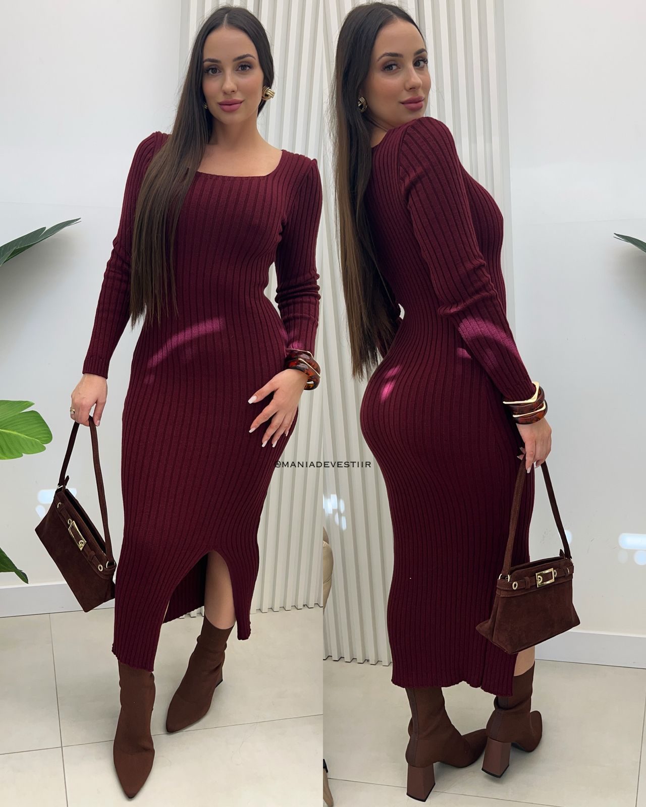 Vestido Valentina Vinho 95760