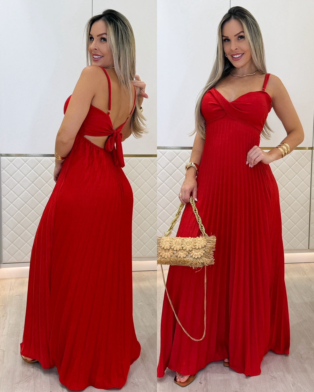 Vestido Lucrecia Vermelho 116173