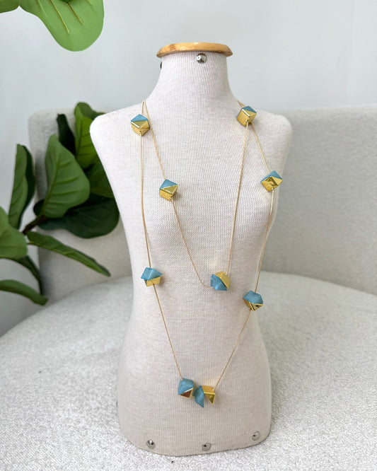 Colar Mania Essenza Azul 120596