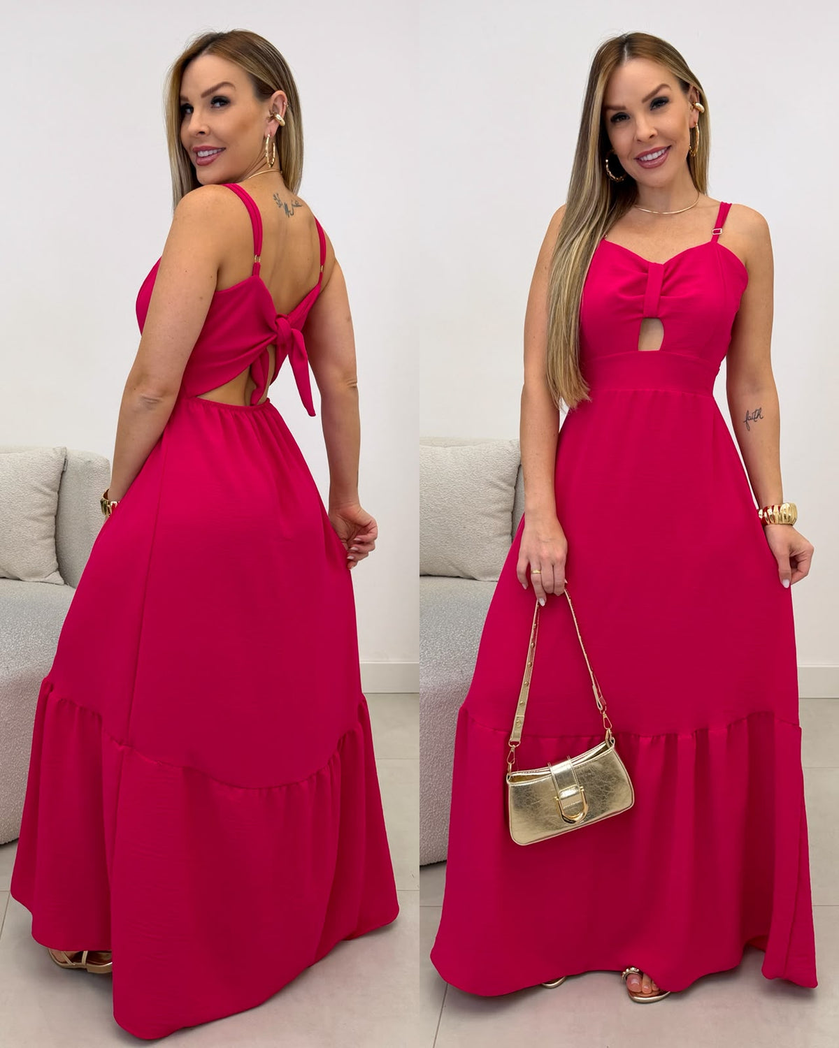 Vestido Danubia Rosa Pink 136768